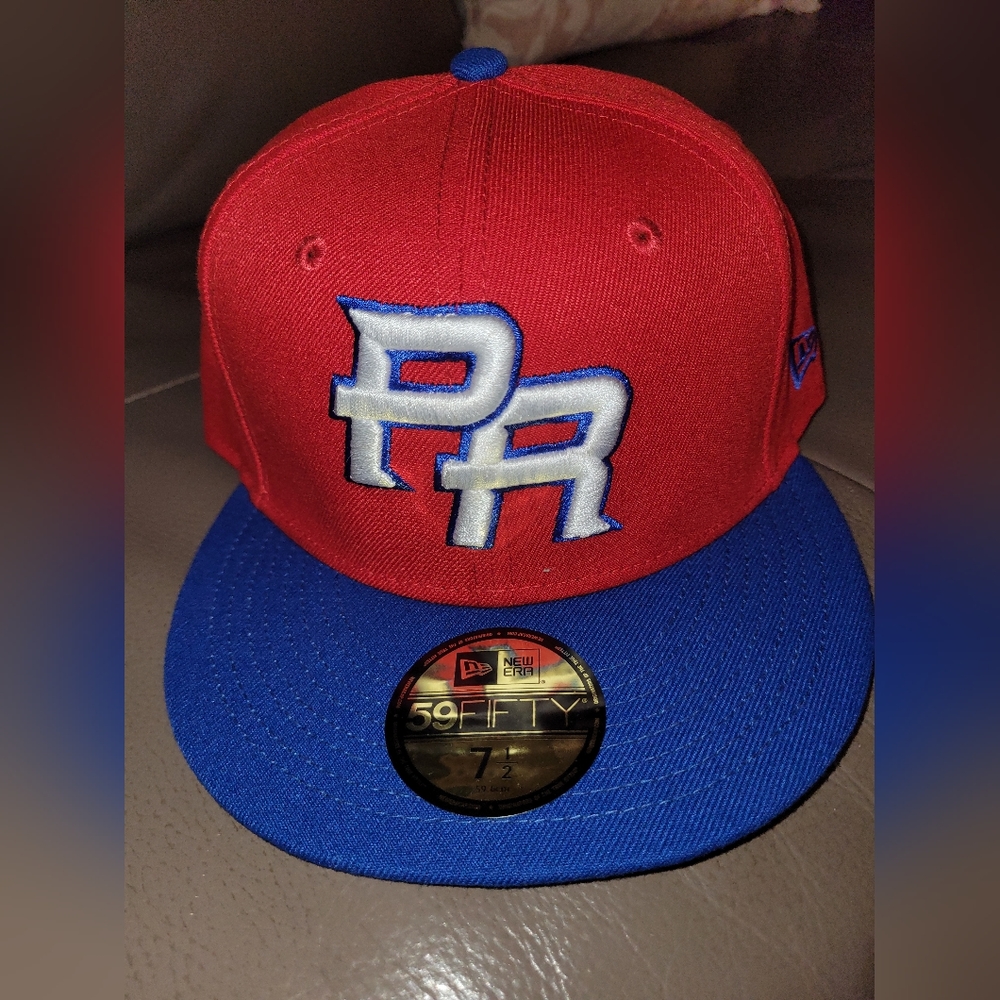 2023 Puerto Rico New Era World Baseball Classic fitted hat cap 7 1/2